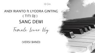 ANDI RIANTO ft LYODRA GINTING ( TITI DJ ) - SANG DEWI ( FEMALE LOWER KEY ) VERSI KARAOKE BAND