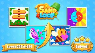 🏖️ Sand Loop Walkthrough: Levels 331-334 | Complete Puzzle Guide & Solutions! 🧩