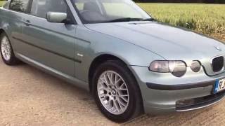 2003 BMW 316ti SE COMPACT E46 HATCHBACK 1.8 MANUAL PETROL ENGINE VIDEO REVIEW