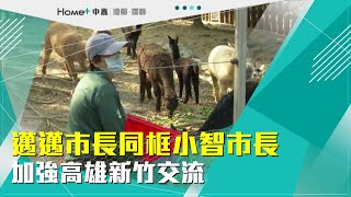 動物園交流│邁邁市長同框小智市長 加強高雄新竹交流