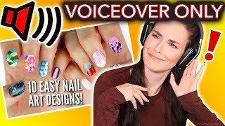 I Tried Following ONLY the VOICEOVER of a Cutepolish Nail Art Tutorial