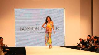 Boston Proper Splashy Rocker Dress