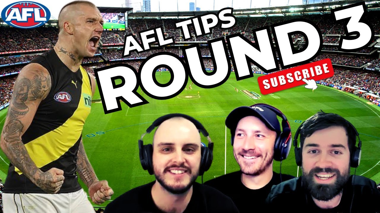 AFL Round 3 Tips & Predictions - YouTube