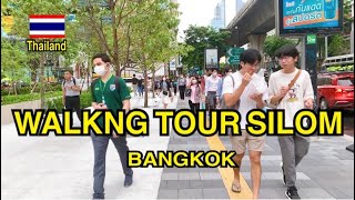 เดินชมบรรยากาศสีลมตอนเย็น Walking Tour Silom Bangkok