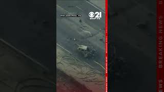 'We have a lost aircraft': Tower audio during Philly plane crash released, aerials show wreckage