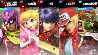 【第57試合】shorts戦 スマブラSP amiibo \u0026 CP 大乱闘【5人対戦】