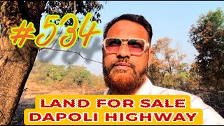 Dapoli highway tach Land For Sale In Kokan Maharashtra | Real Estate Videos #534