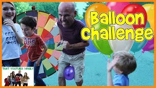 Spin The Wheel Balloon Challenge / That YouTub3 Family