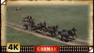 Indians chasing stagecoach (long scene) (Stagecoach)