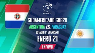 PARAGUAY VS ARGENTINA SUDAMERICANO SUB 20 EN VIVO
