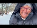 explorando a floresta de neve na estônia e fazendo skibunda❄️🇪🇪