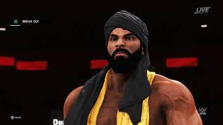 WWE 2K20 - Rey Mysterio Vs Jinder Mahal - Normal Match