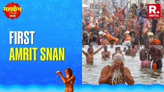 Mahakumbh 2025: First Amrit Snan On Makar Sankranti Today, Millions Devotees Gather In Sangam