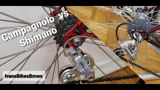 Campagnolo Victory Vs Shimano 600 Shifting Comparison | 1980s Vintage Bike Era 4K