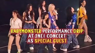 Babymonster Drip Performance at 2NE1 Concert in Japan Full Live Band #babymonster #2ne1