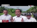 jokowi tinjau langsung jalan rusak yang ada di sumut akim tvone