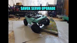 Axial SCX24 Servo Upgrade! (Savox)