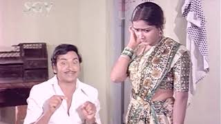 Wife prepare food for Dr.Rajkumar Comedy Scenes | Gayathri | Kannada Comedy Scenes Vasantha Geetha