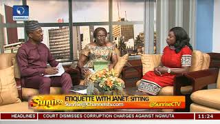 What Your Sitting Positions Should Be, Etiquette Coach Janet Adetu Explains Pt.2 |Sunrise|