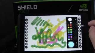 NVIDIA,SHIELDTABLET,純正スタイラスペン,uni,JETSTREAM、adonit,JOTPRO書き味比較