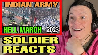 Indian Army HELL MARCH 2023!! (US Soldier Reacts to Republic Day Parade)