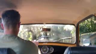 1972 Austin Mini 1000 in cabin driving video