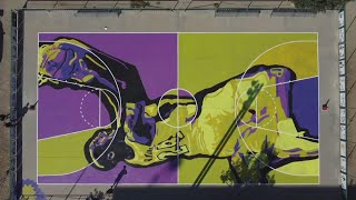 Making of Kobe Bryant Tribute Captured by Drones