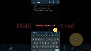 Making the text colourful and Bold in 🐍PYTHON🐍😱|tutorial|pyguy