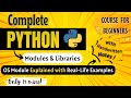*Master Python OS Module in 19 Minutes! 🔥* | Python Full course for Beginners
