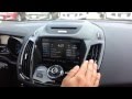 Adjusting the clock and preset stations on MyFord Touch - 2015 Escape