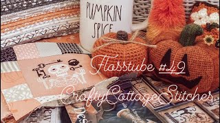 Flosstube #49 lots of fall stitching and a chat