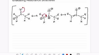 16: Evaluating resonance structures