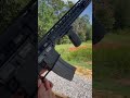 smith and wesson ar15 with holographic sight and fmj rounds