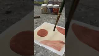 Abstract painting 🎨 🔥😱#shortsfeed #youtubesearch #viralshort #shortsviral #malavikavs3