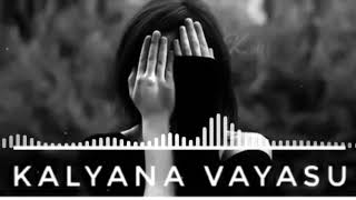 Kalyana vayasu song (female version)