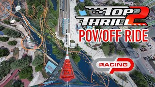 Top Thrill 2 Front Row POV & Off-Ride Animation Cedar Point New for 2024 Roller Coaster