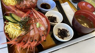 【福井県の有名観光地】甘えび丼\u0026若狭牛の串焼き【東尋坊】