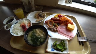 豪華な無料朝食を食べて川越に帰る