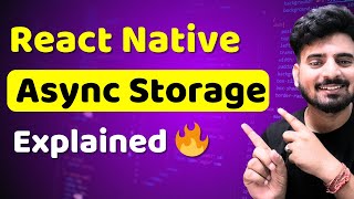 React Native Complete AsyncStorage #22 🔥 | Engineer Codewala