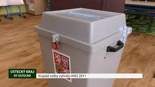 ÚSTECKÝ KRAJ: Krajské volby vyhrálo ANO 2011