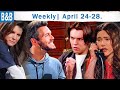 Bill’s Shocking Plan- Liam Confides in Steffy- RJ’s Job Offer- Sheila’s Prison Surprise. B&B Weekly