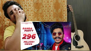 Gulzaar Chaaniwala - Randa party | Haryanvi song reaction | Vishal kargwal #viral #reaction #video