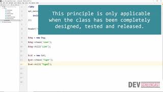 PHP OOP Tutorial - PHP Object Interfaces