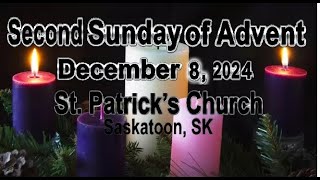 024 12 08 Second Sunday in Advent with Fr.  David Tumback at St  Patrick Church, Saskatoon, SK