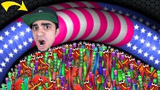 لعبة الثعبان الجائع Slither.io !! 🐍🔥