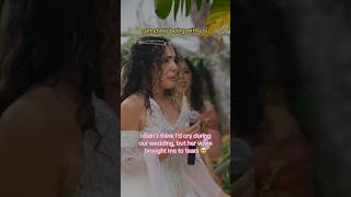 Bride Broke Down During Vows 🥹 #shorts