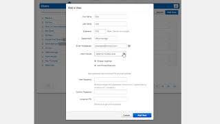 Account Training - Adding Users