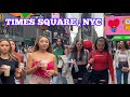 [4K]☀️Summer Walk in TIMES SQUARE,NEW YORK! June 12, 2022 #walking #newyork #timessquare