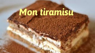 TIRAMISU // RECETTE FACILE ET RAPIDE