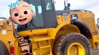 Cocomelon & Construction Vehicle for babies, Toddlers, Preschool Kids | Excavator, Bulldozer |